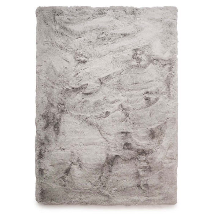 Tapeso Fluffy vloerkleed - Comfy Deluxe lichtgrijs - 70x140 cm