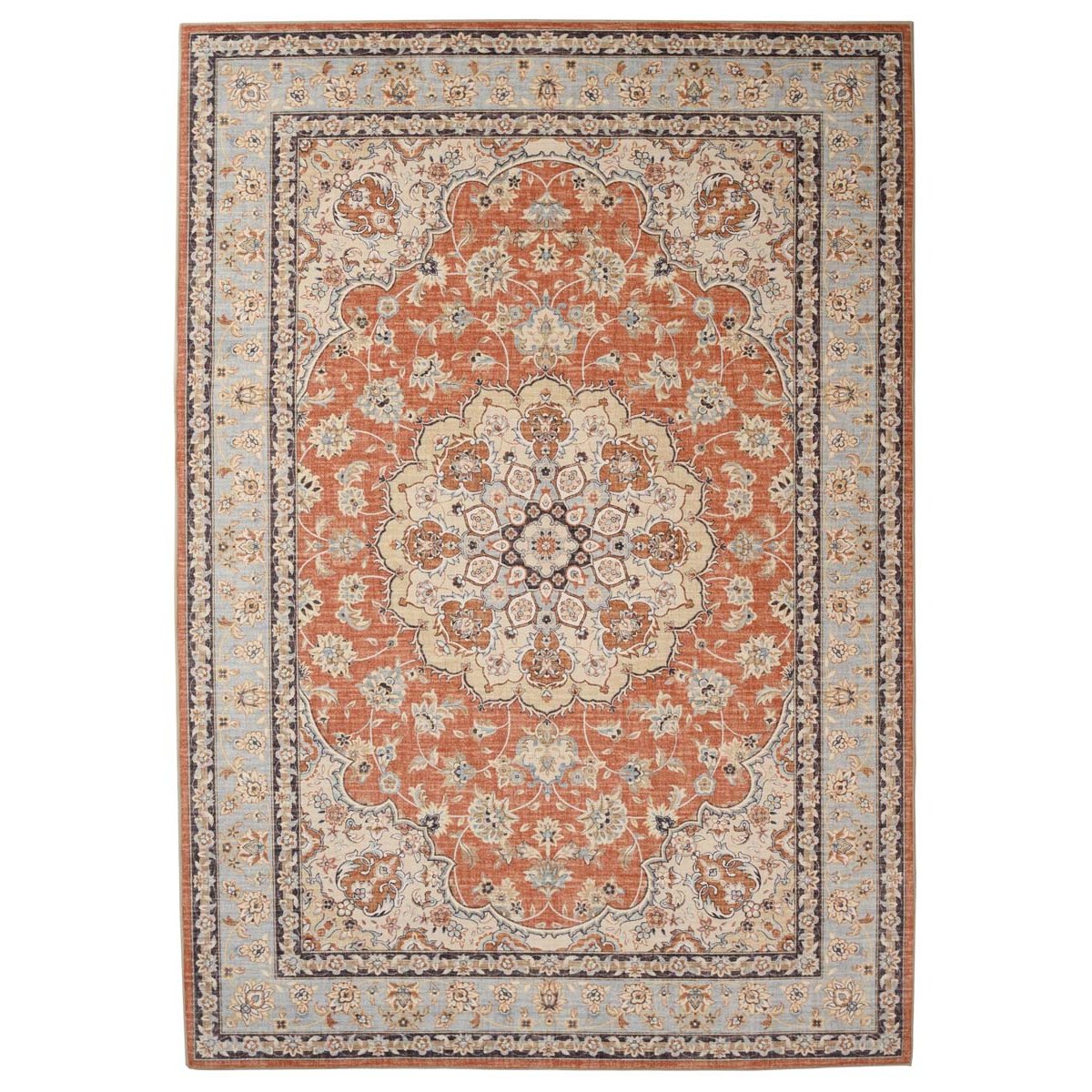 Heritaged Vintage buitenkleed - Valenca Nova terracotta - 80x150 cm