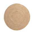 Boho&me Jute vloerkleed rond - Braided - naturel|multi - 160 cm