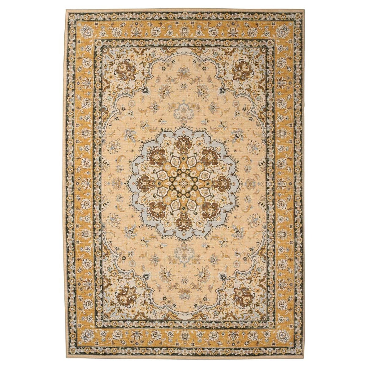 Heritaged Vintage buitenkleed - Valenca Nova geel - 120x160 cm