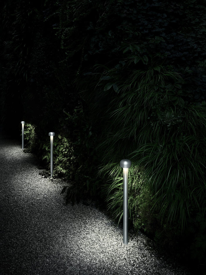 Flos Bellhop sokkellamp LED hoog grijs