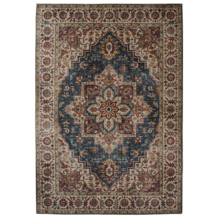 Heritaged Vintage buitenkleed - Valenca Brio beige|blauw - 120x160 cm