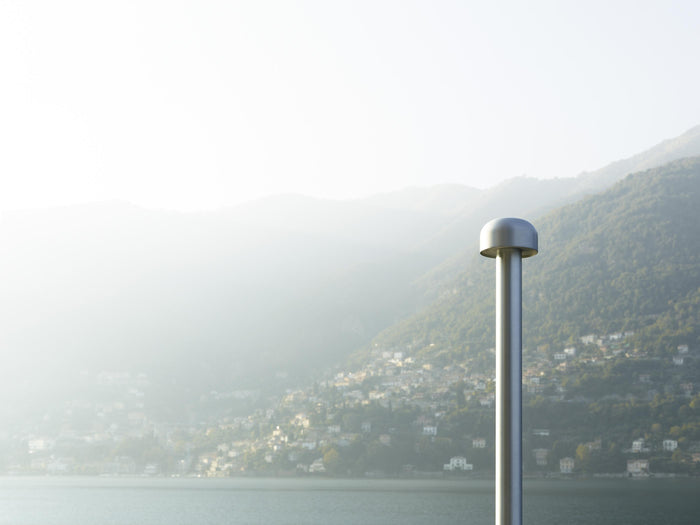 Flos Bellhop sokkellamp LED hoog antraciet