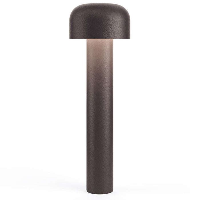 Flos Bellhop sokkellamp LED laag donkerbruin