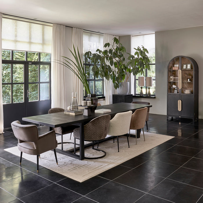 Rivièra Maison - Luxe Tapijt Versailles in Crème van 70% Wol, 230x160 cm