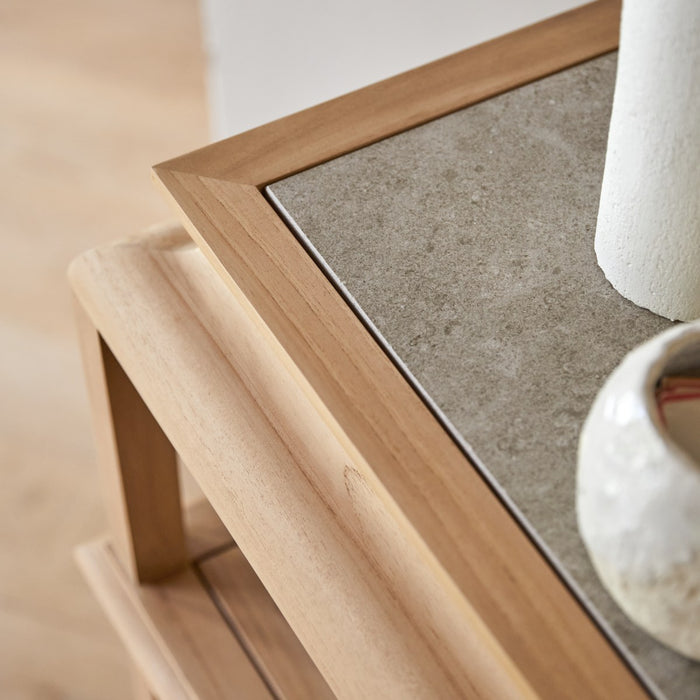 Tikamoon - Consoletafel van massief teakhout Achille 120 cm