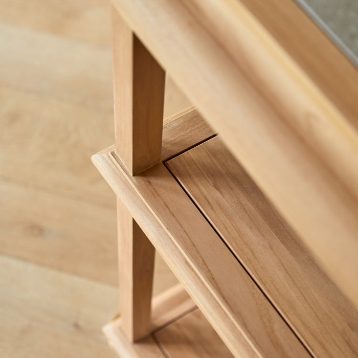 Tikamoon - Consoletafel van massief teakhout Achille 120 cm