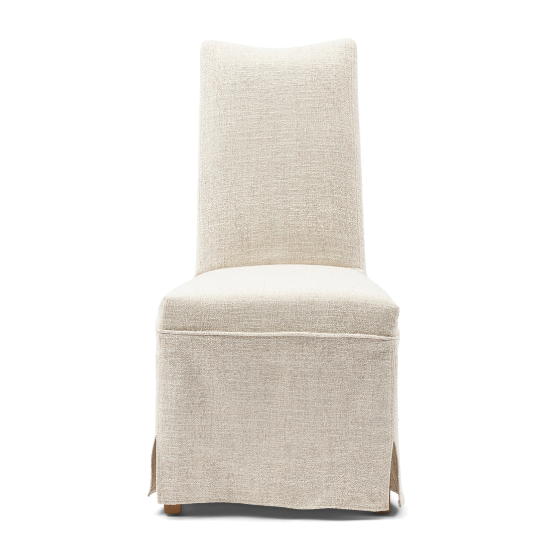 Rivièra Maison - Monti Eetkamerstoel A91 - Antiek Wit van Polyester en Rubberwood, 50x67x100 cm