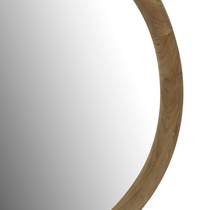 Rivièra Maison - Elegante Spiegelschijf in natuurlijke tinten van gerecycled elzenhout met een diepte van 6 cm