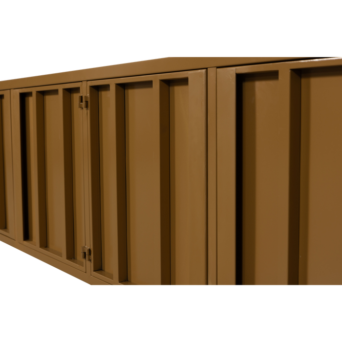 WOOOD Level Tv-Meubel - Metaal - Honinggeel - 44x160x44