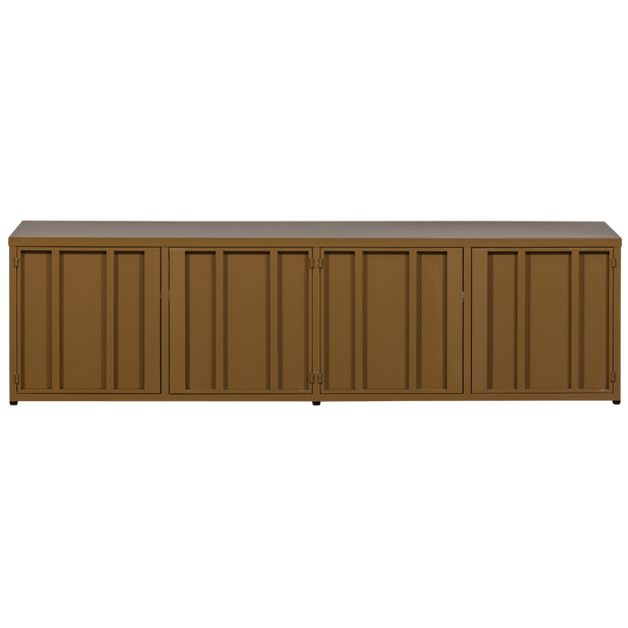 WOOOD Level Tv-Meubel - Metaal - Honinggeel - 44x160x44