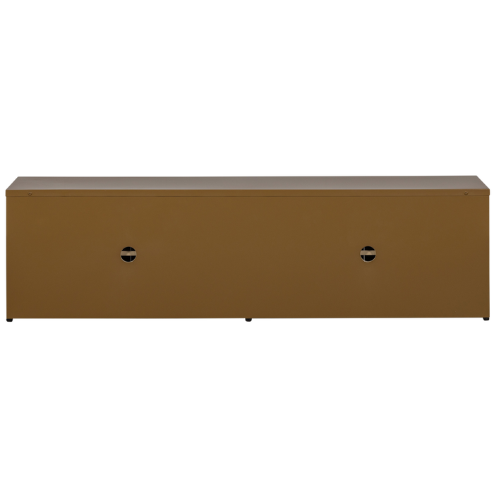 WOOOD Level Tv-Meubel - Metaal - Honinggeel - 44x160x44