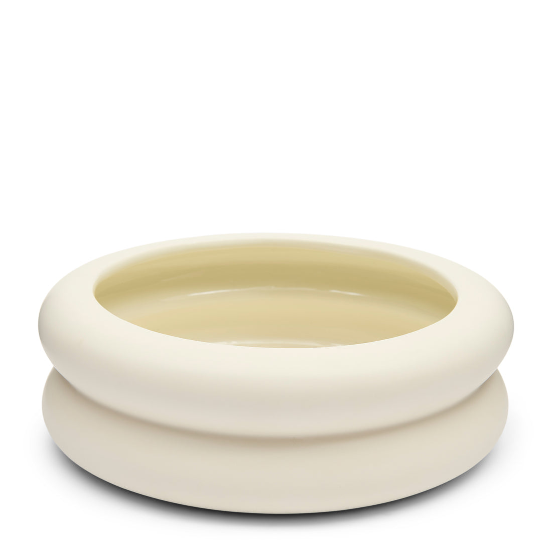 Riviera Maison Decoratieschaal Wit - Loivre Schaal dubbel - Porselein