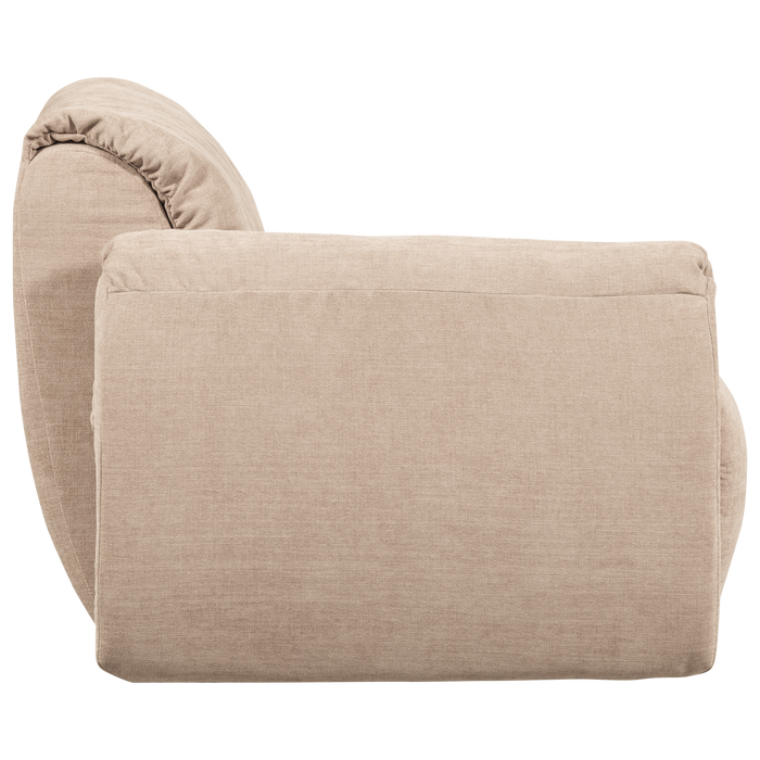 WOOOD Baggy 1-Zits Met Arm Links - Geweven Chenille - Zand -81x114x101