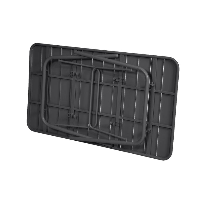 sweeek - Opvouwbare tuintafel 6 plaatsen metaal