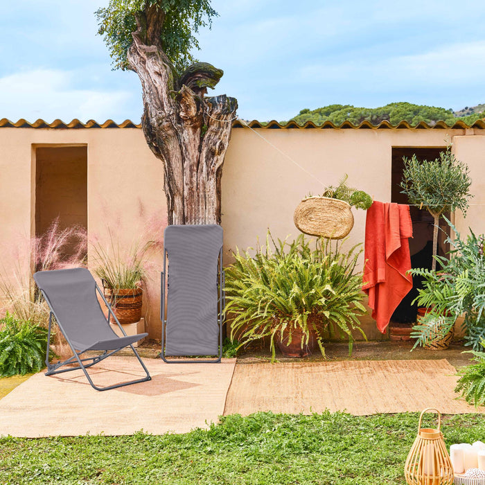 sweeek - Vouwbare tuinstoel (Set van 2)