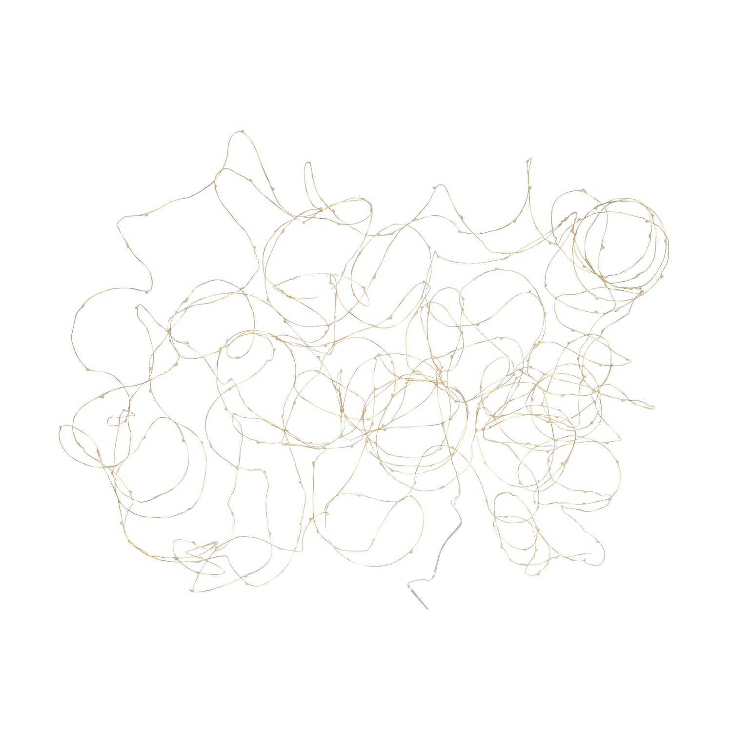 J-Line kerstverlichting Draad 300Led 30M - kunststof - warm wit - LED