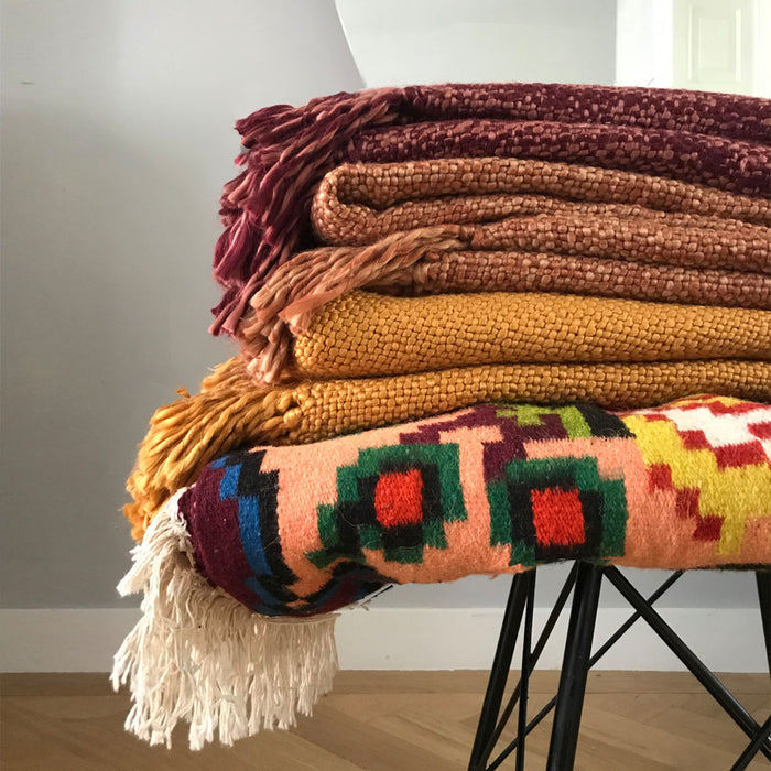 Malagoon Marble Plaid - Terracotta