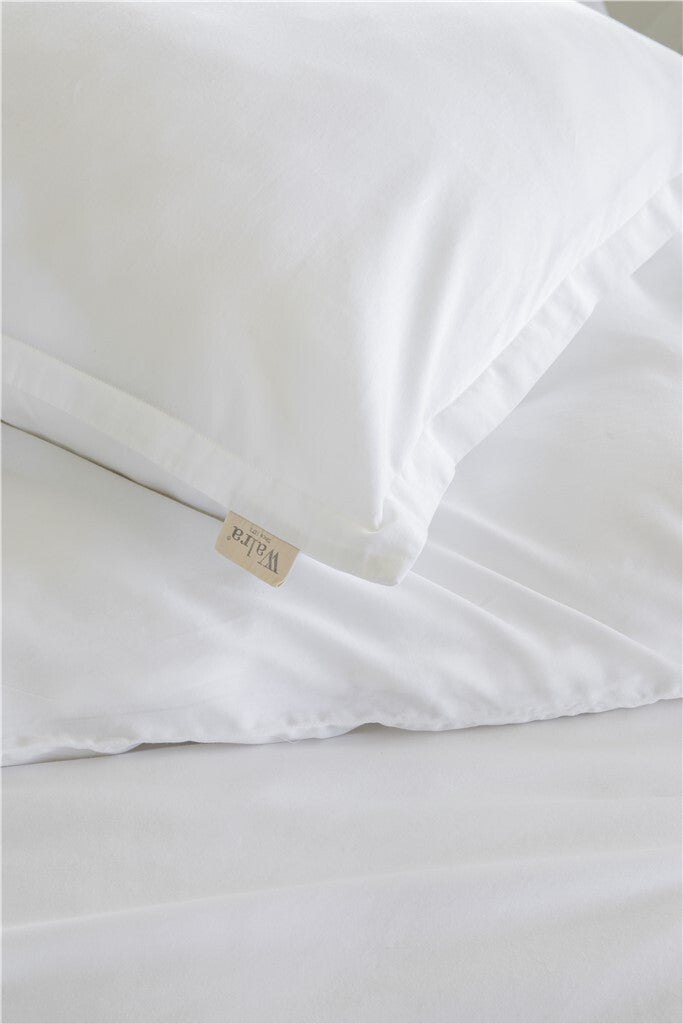 Walra - Dekbedovertrek Vintage Satin - 260x220 - Wit