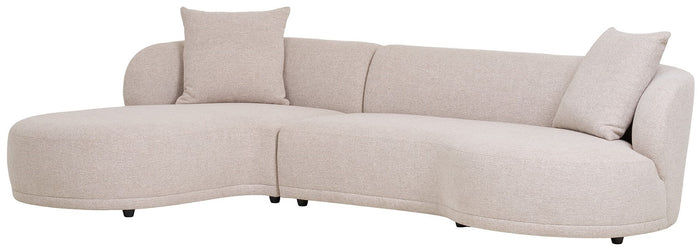 House Nordic Kingston Natural 2-Zits + Chaise Lounge Links