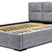 Trae Mobler Porto 160 x 200 cm Gestoffeerd Bed Asgrijs