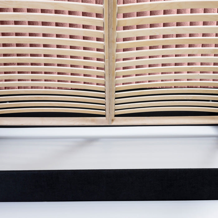 Trae Mobler Vegas 160 x 200 cm Gestoffeerd Bed Stoffig Roze