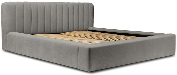 Trae Mobler Como 180 x 200 cm Gestoffeerd Bed Grijs