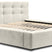 Trae Mobler Grace 140 x 200 cm Gestoffeerd Bed Lichtgrijs