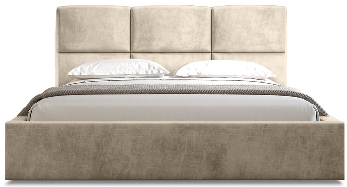 Trae Mobler Porto 160 x 200 cm Gestoffeerd Bed Zand