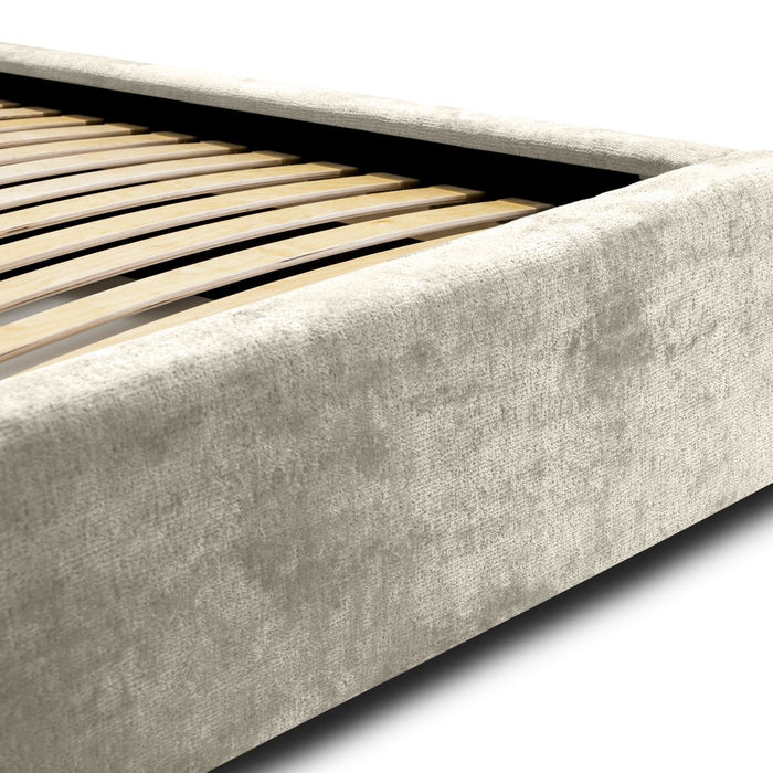 Trae Mobler Vegas 160 x 200 cm Gestoffeerd Bed Creme
