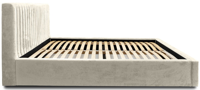 Trae Mobler Vegas 160 x 200 cm Gestoffeerd Bed Creme