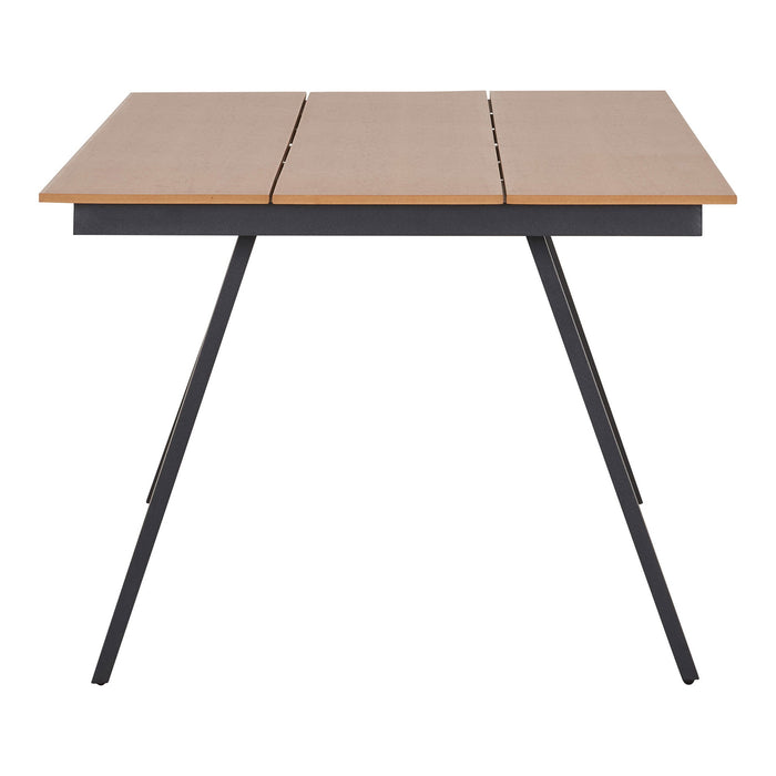 House Nordic - Tuintafel Naturel|Zwart - 220x100x74cm - Toronto