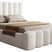 Trae Mobler Amore 140 x 200 cm Gestoffeerd Bed Naturel