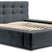 Trae Mobler Grace 140 x 200 cm Gestoffeerd Bed Donkerblauw