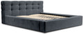 Trae Mobler Grace 140 x 200 cm Gestoffeerd Bed Donkerblauw