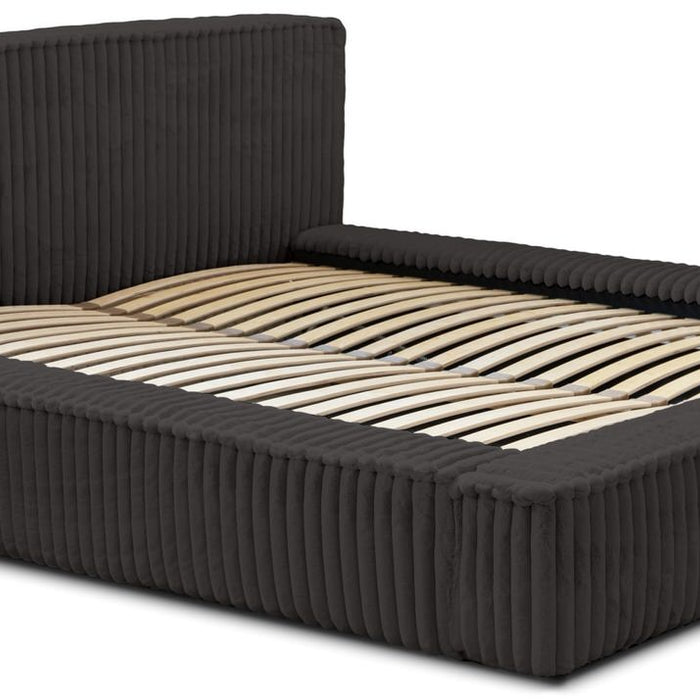 Trae Mobler Melody 160 x 200 cm Gestoffeerd Bed Donkergrijs