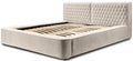 Trae Mobler Azurro 180 x 200 cm Gestoffeerd Bed Beige