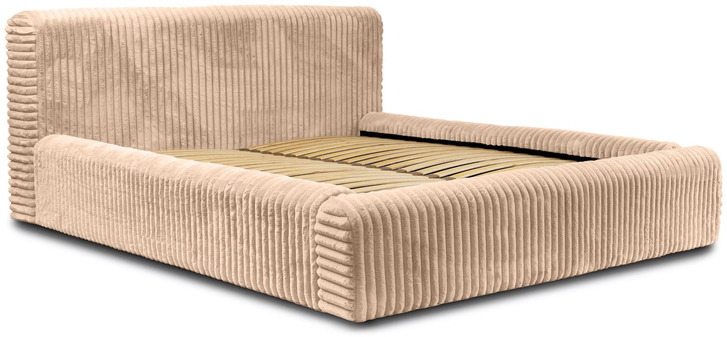 Trae Mobler Hana 180 x 200 cm Gestoffeerd Bed Beige
