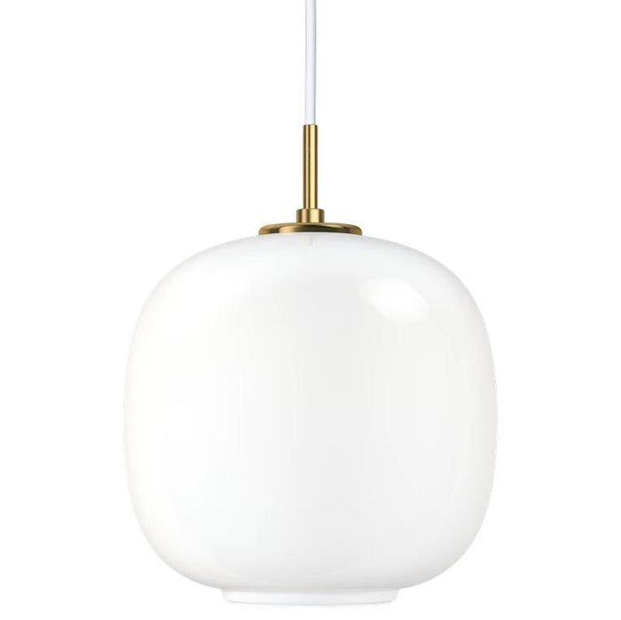 Louis Poulsen VL 45 Radiohus hanglamp Ø250 Brass|Glossy Pale Yellow