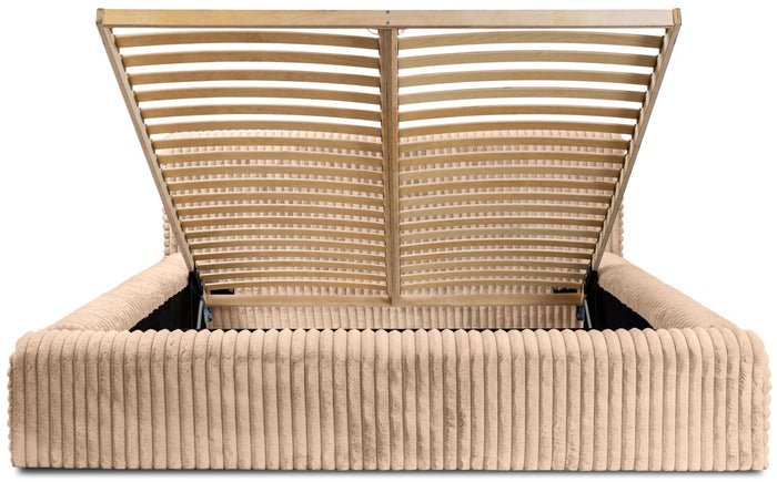 Trae Mobler Hana 180 x 200 cm Gestoffeerd Bed Beige