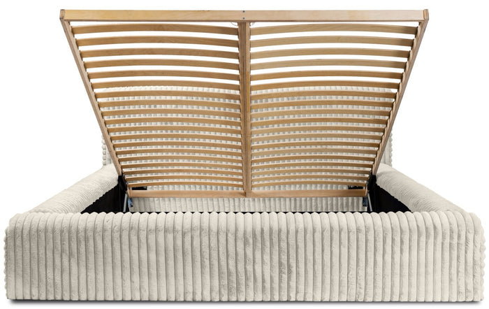 Trae Mobler Hana 180 x 200 cm Gestoffeerd Bed Creme