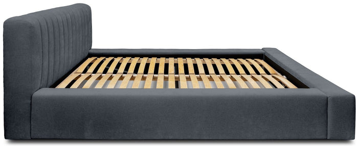 Trae Mobler Como 160 x 200 cm Gestoffeerd Bed Donkerblauw