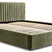 Trae Mobler Vegas 180 x 200 cm Gestoffeerd Bed Olijfgroen