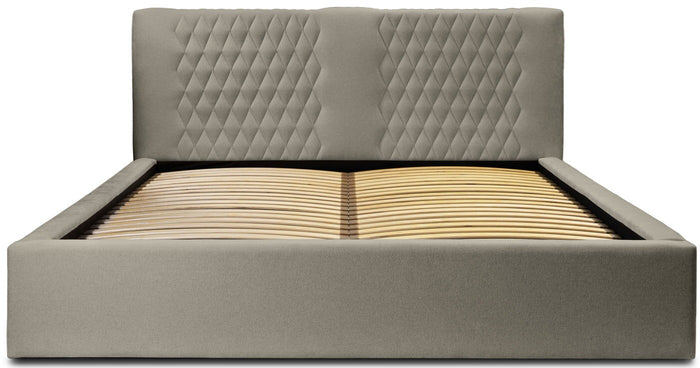 Trae Mobler Montana 160 x 200 cm Gestoffeerd Bed Taupe