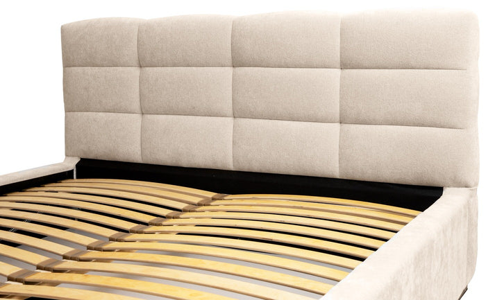 Trae Mobler Faro 180 x 200 cm Gestoffeerd Bed Beige