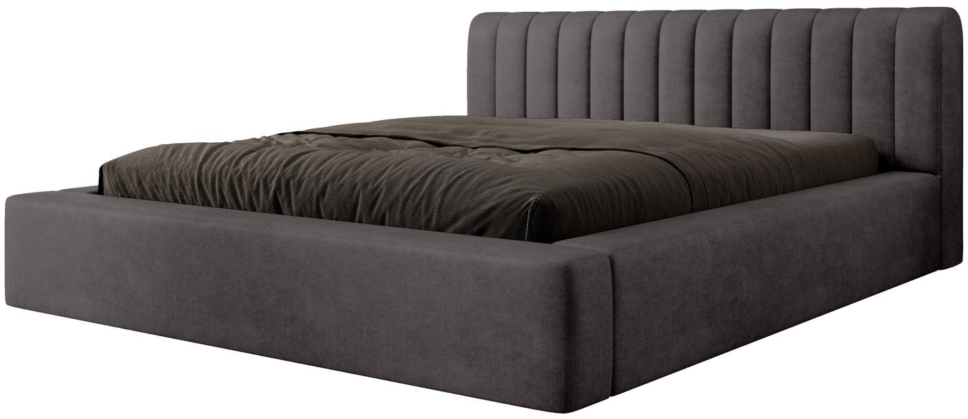 Trae Mobler Amira 180 x 200 cm Gestoffeerd Bed Antraciet