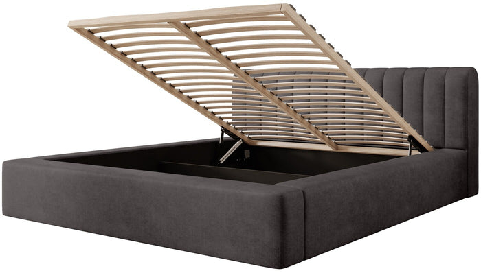 Trae Mobler Amira 180 x 200 cm Gestoffeerd Bed Antraciet