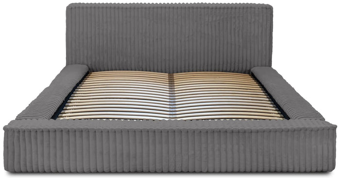 Trae Mobler Melody 160 x 200 cm Gestoffeerd Bed Grijs