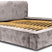 Trae Mobler Fatima 140 x 200 cm Gestoffeerd Bed Taupe