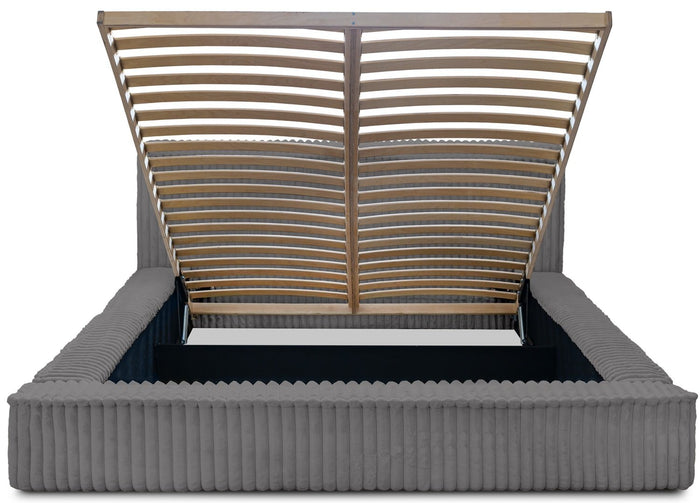 Trae Mobler Melody 160 x 200 cm Gestoffeerd Bed Grijs